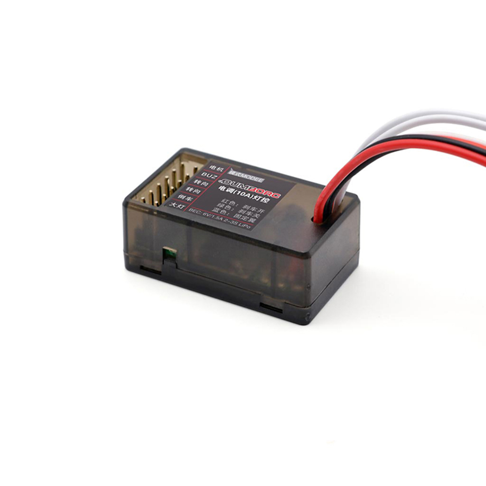 Esc Chổi Than DumboRC 10A Bộ Điều Khiển Tốc Độ Điện ESC Tích Hợp Đèn Tích Hợp Cho Mô Hình RC