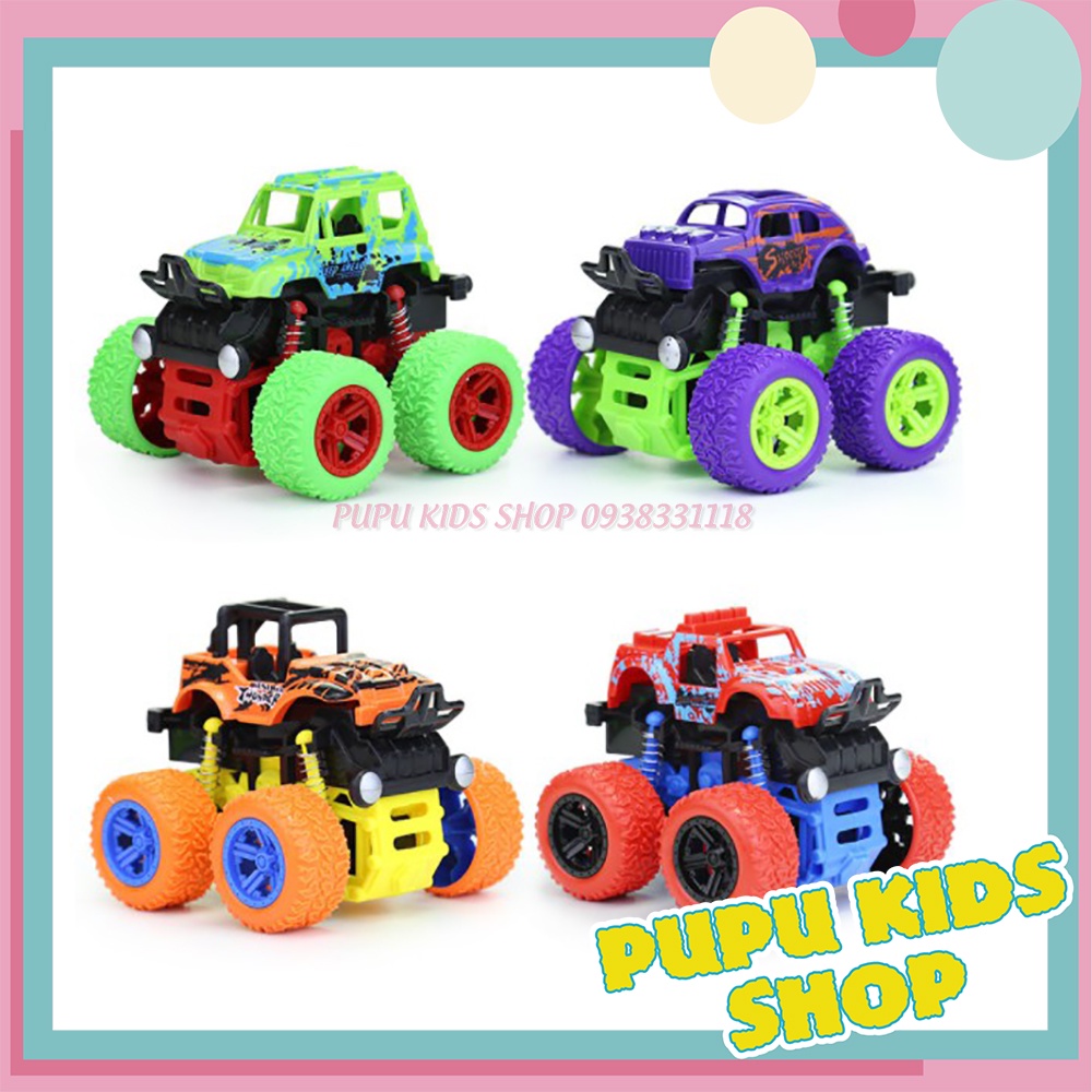 Xe Ô tô đồ chơi địa hình Buggy, ô tô chạy đà quán tính bánh to cỡ lớn có thể xoay 360 độ
