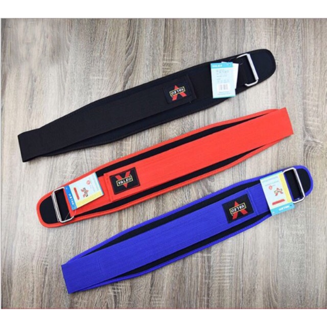 Đai lưng mềm Valeo tập gym, phụ kiện thể thao Chính Hãng