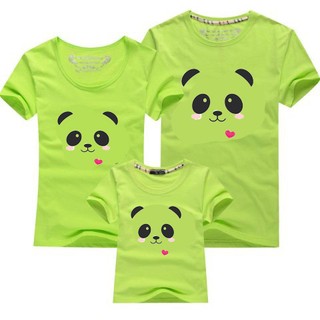 Combo 3 Áo gia đình mặt gấu trúc