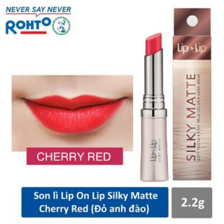 Lip On Lip
 
 Silky Matte Cherry Red