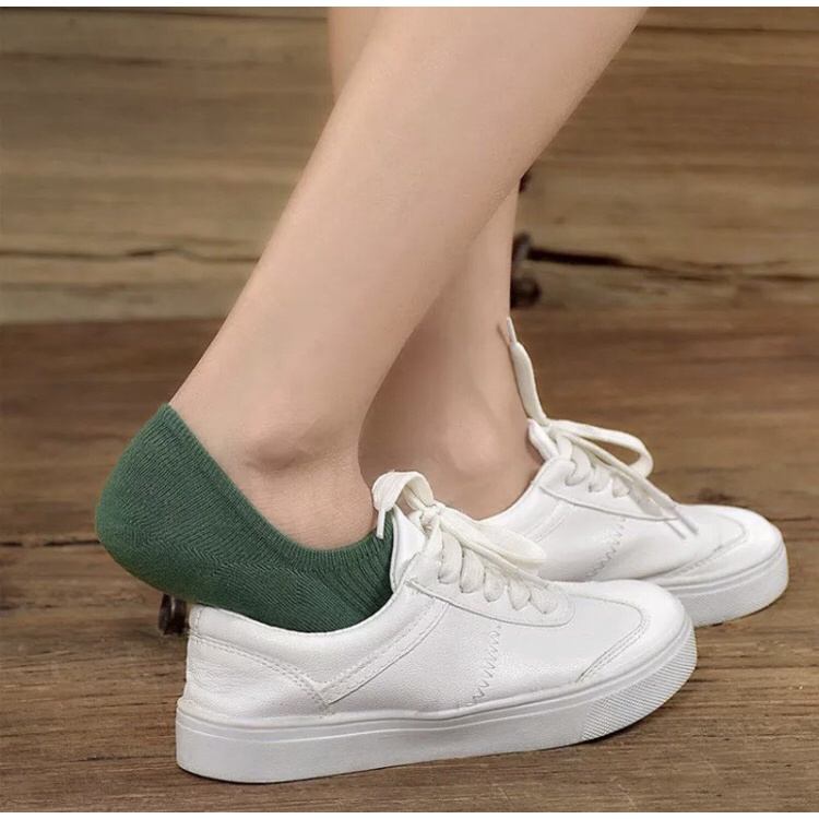 Combo 5 Đôi Tất Vớ Hài Gân Trơn Nhiều Màu Thời Trang Cho Nữ - Dumi Shop