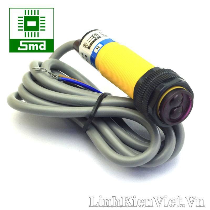 Cảm Biến Khoảng Cách E18 D50NK D80NK NPN thường mở chiều dài 80cm