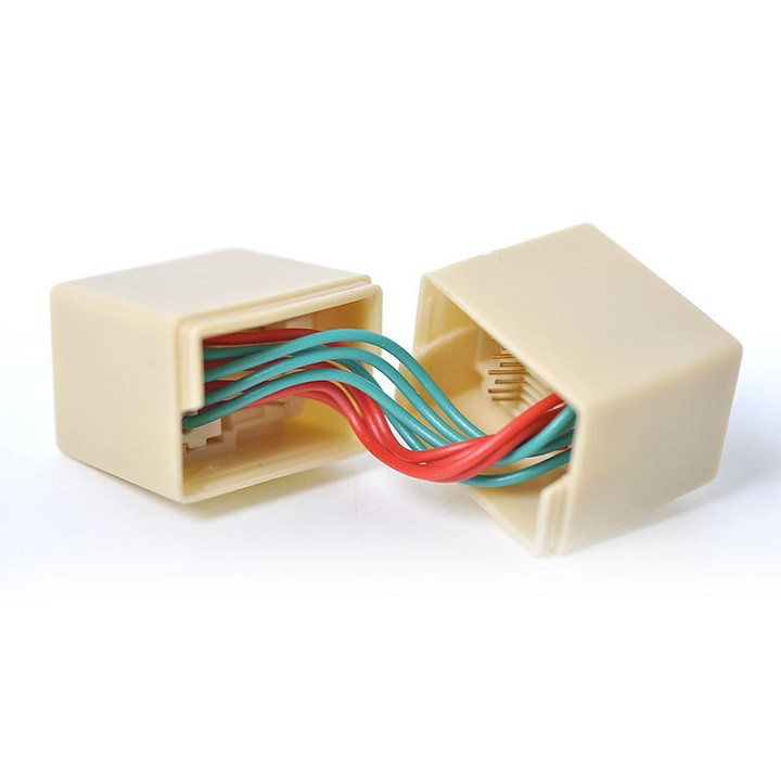 Combo 5 Cầu nối mạng 1-1 trắng, Đầu nối mạng RJ45, Cầu nối mạng RJ45, nhỏ gọn và chính xác, thiết kế chuẩn vừa vặn