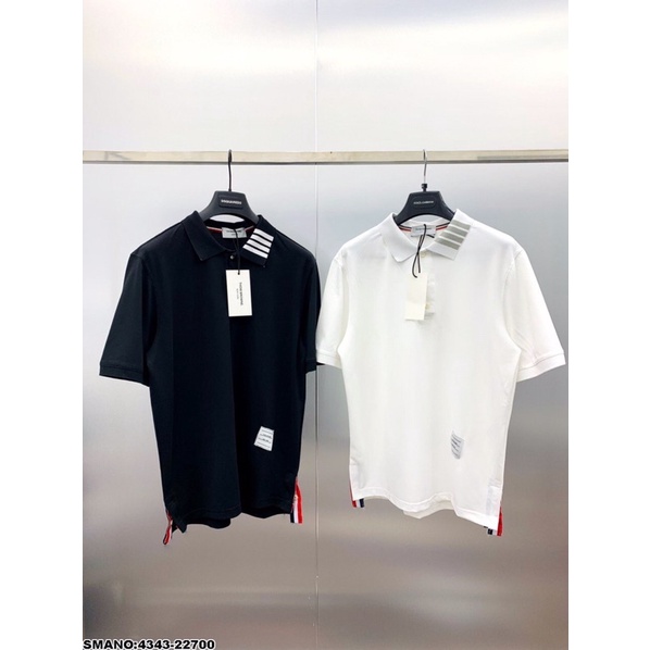 Áo Polo Nam Thom Browne Ba Viền Cổ Cao Cấp - Áo Nam Polo Thom Siêu Hot