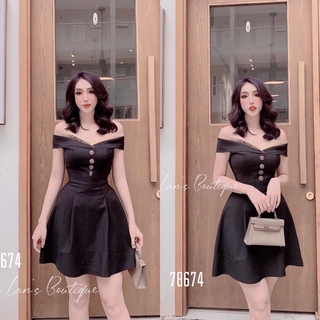 [GIÁ HỦY DIỆT] Đầm Thun Nhập Trễ Vai Gợi Cảm 70674