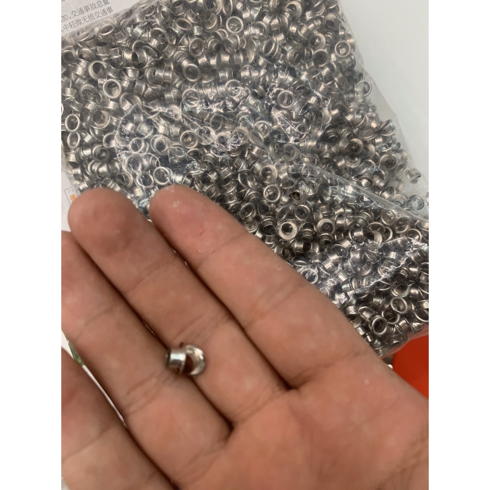 Combo 10 khoen ore, khuy ô rê chống gỉ chuyên bấm vải, giấy, da, thẻ nhựa 4.5mm giá rẻ chất lượng