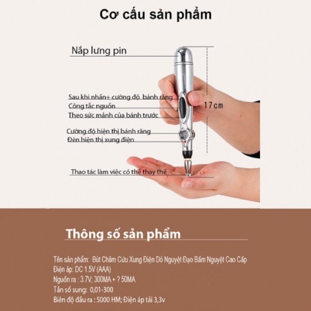 [SALE 10%] Bút dò huyệt châm cứu trị liệu xung điện