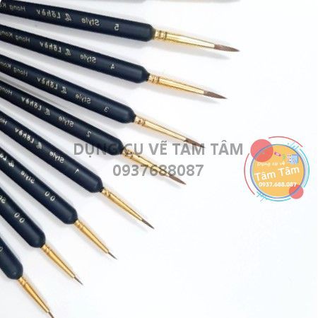 [ TÂM TÂM ]-Cọ vẽ đầu nhọn, Cọ vẽ đầu tròn, Cọ vẽ-
