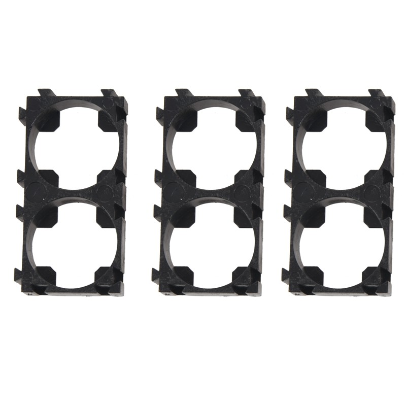 20x 18650 Lithium Battery Double Holder Bracket for Cell Pack Black | BigBuy360 - bigbuy360.vn