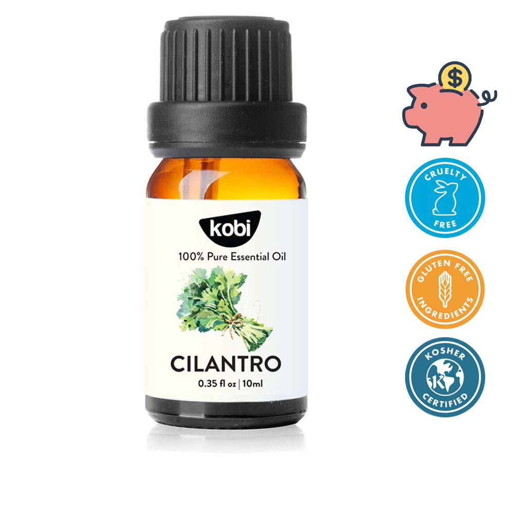 Tinh dầu Mùi Già Kobi Cilantro essential oil giúp khử mùi, giải tỏa căng thẳng, mệt mỏi - 10ml