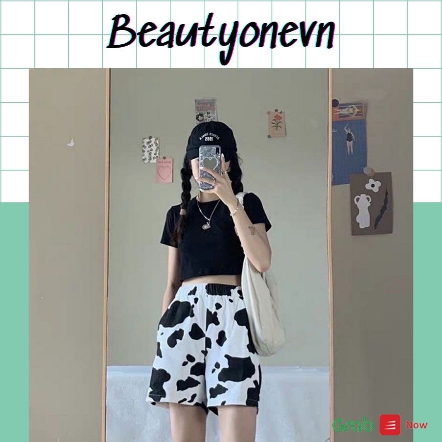 [Mã WASTUP5 giảm 10% tối đa 20K đơn 99K] Quần đùi bò sữa, quần short unisex (hàng có sẵn/ ảnh thật)
