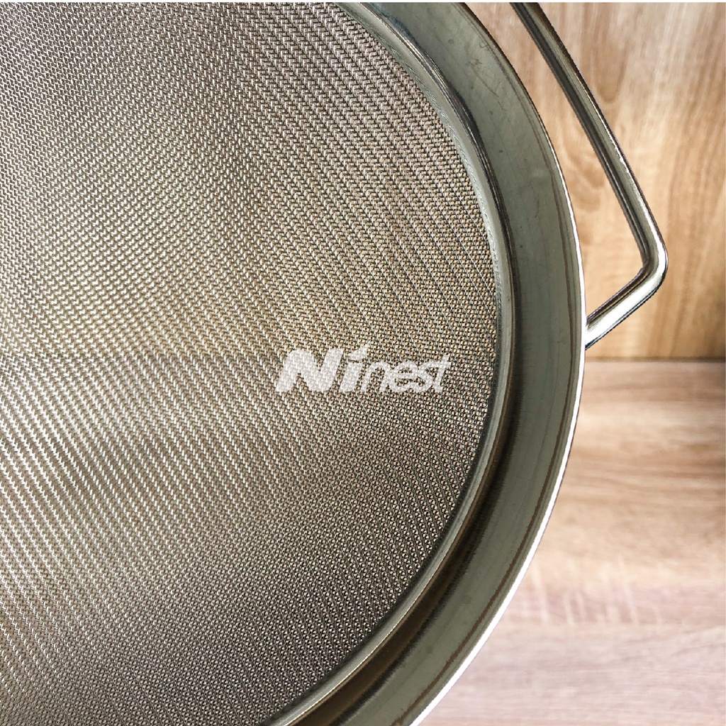 Rây inox 304 lọc Yến, dày, loại xịn, lưới siêu mịn, size 20cm, rây lọc bột, trà, sữa - Sỉ lẻ phụ kiện ngành yến