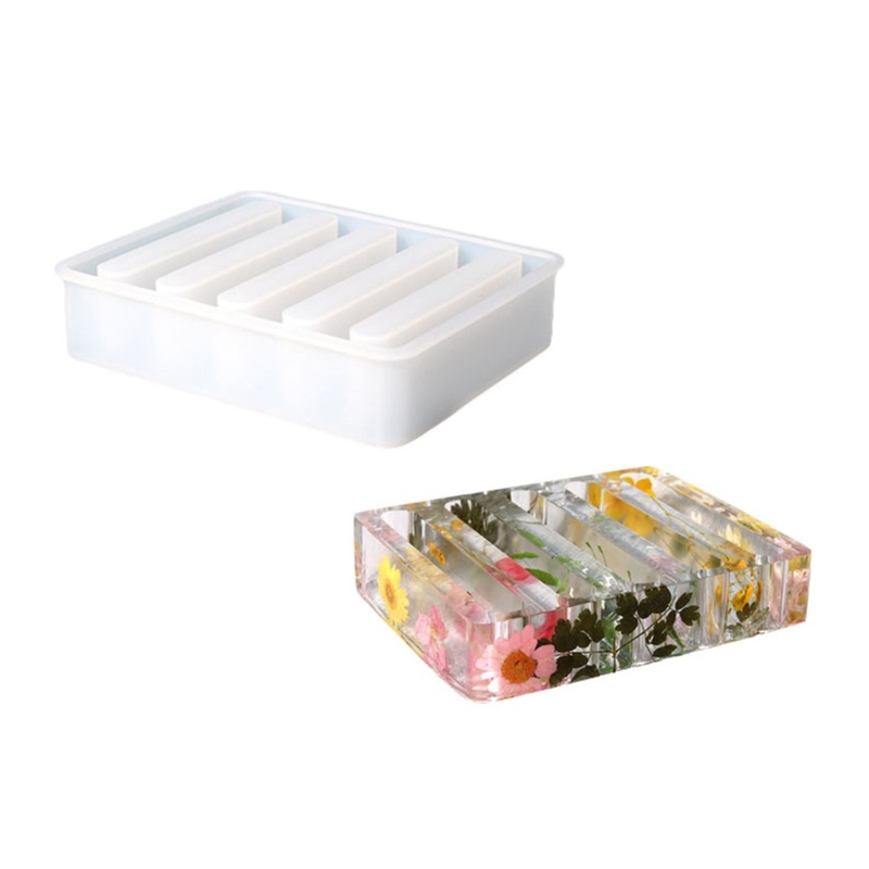 Khuôn Silicone Hình Tam Giác / Tròn / Tam Giác Làm Đế Lót Ly DIY