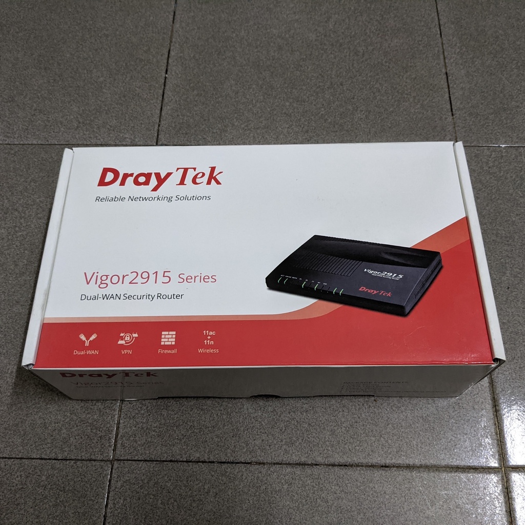 Thiết bị cân bằng tải  DrayTek Vigor 2915ac dual wan gigabit AC1300 MU-MIMO