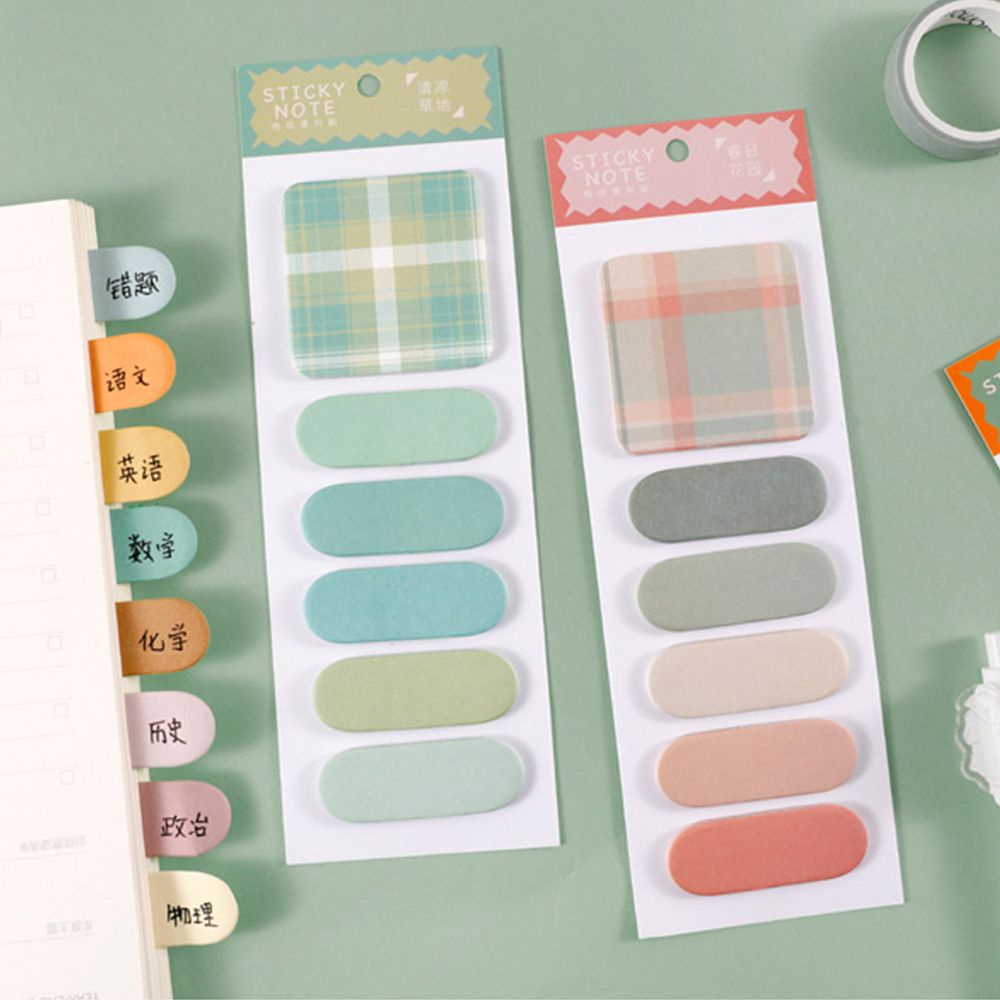 Set 120 Tờ Nhãn Dán Ghi Chú Nhiều Kiểu Tùy Chọn Dễ Thương