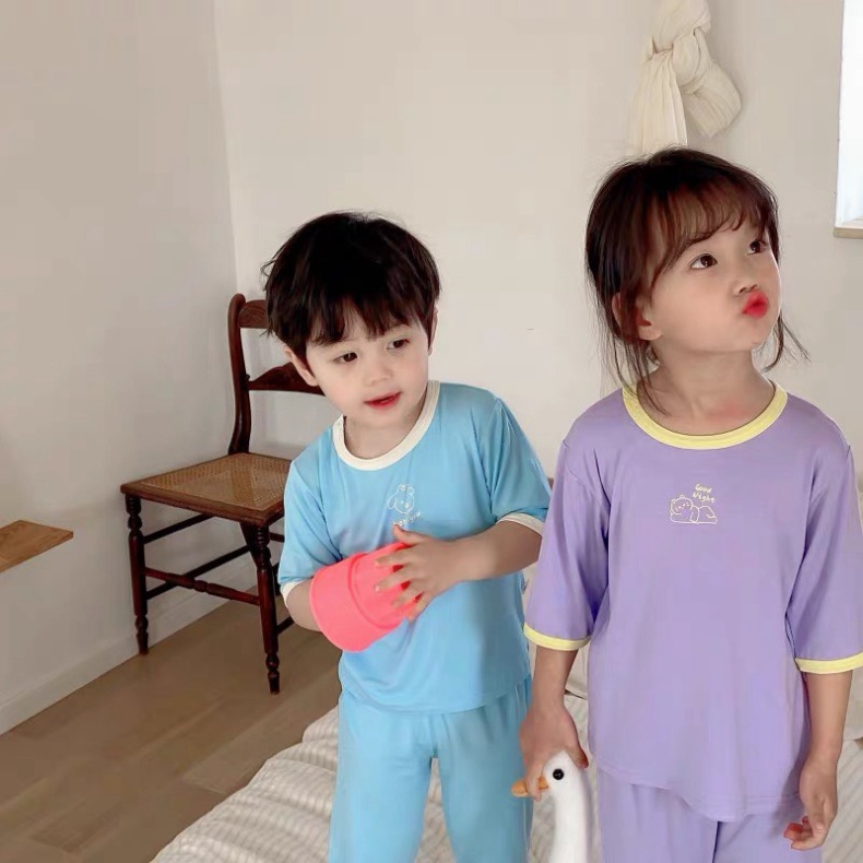 Bộ Quần Áo Trẻ Em Minky Mom Lửng Lovely Nhiều Màu Cho Bé Chất Thun Lạnh Siêu Mềm Mịn Mát