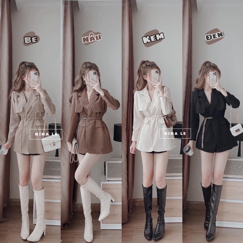 ÁO MĂNG TÔ KÈM ĐAI, ÁO KHOÁC,ÁO VÉT, ÁO BLAZER KÈM ĐAI XÍCH