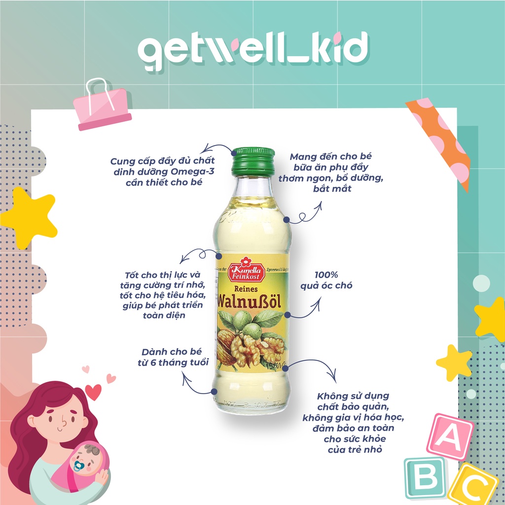 DẦU ÓC CHÓ KUNELLA REINES WALNUBOL 100ML