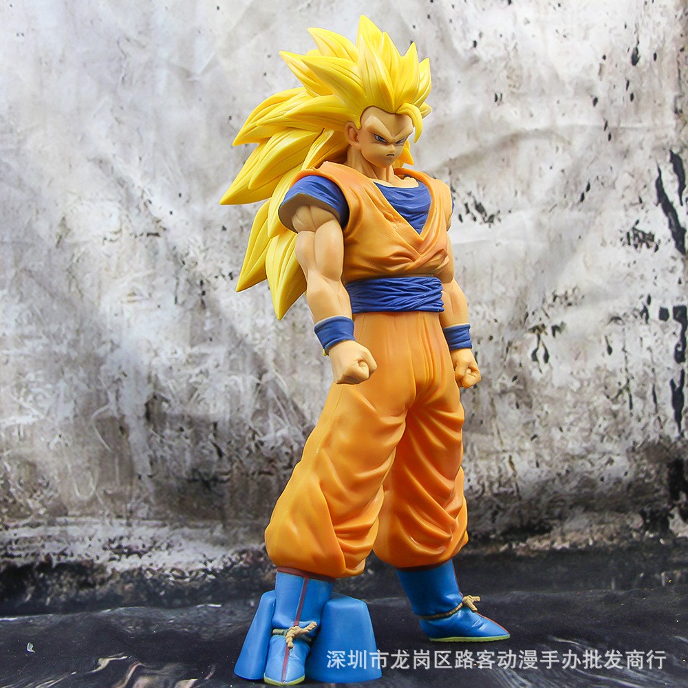 [Mã LIFEXANH03 giảm 10% đơn 500K] (Có sẵn - 32cm) Mô Hình Songoku Super Saiyan SSJ3 siêu nét - Figure Dragon Ball