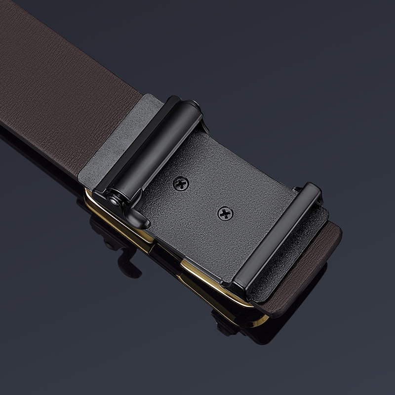 Thắt lưng Nam thời trang - da bò, mặt kim loại cao cấp nhập khẩu chính hãng WilliamPOLO 20257 - Bảo hành 12 tháng