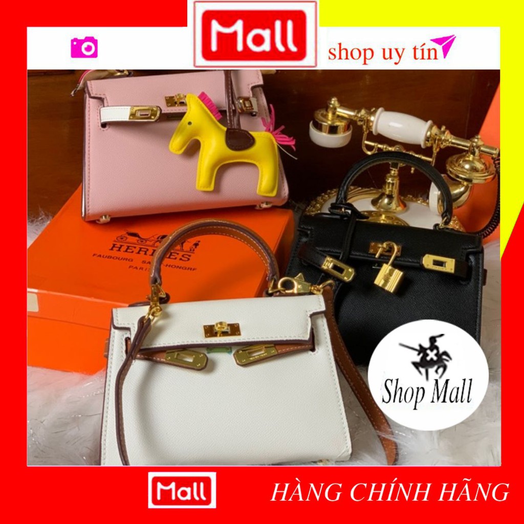 Túi Xách nữ cao cấp HM mini màu pha super size 20cm