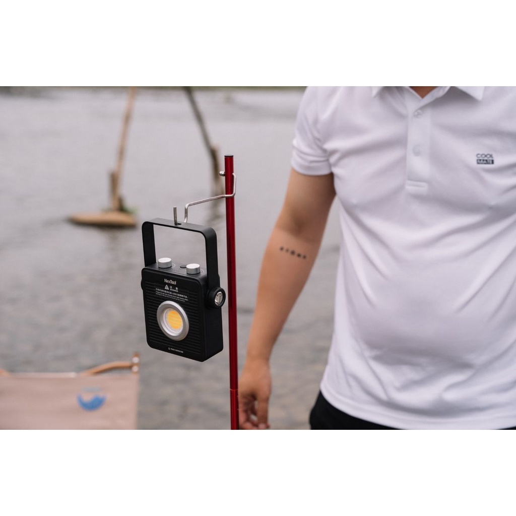 Đèn sạc di động, đèn tích điện cắm trại, dã ngoại ngoài trời chống nước kèm pin dự phòng USB