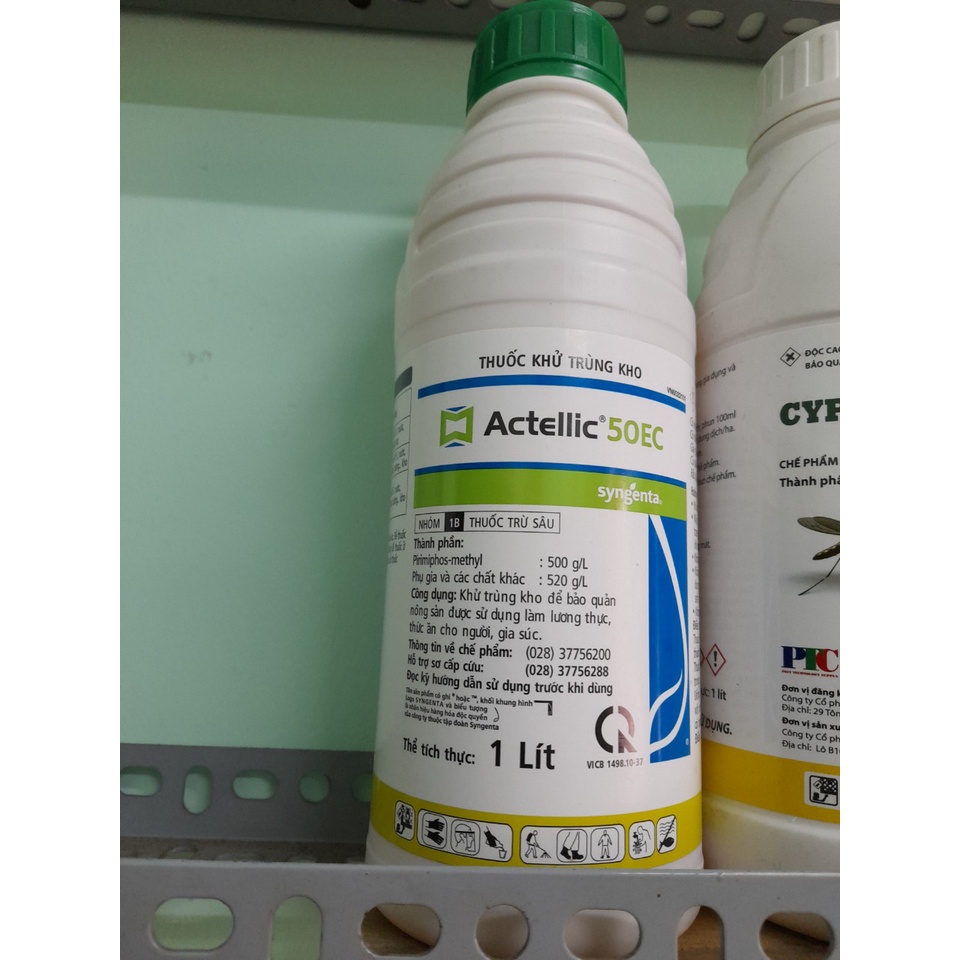 Thuốc diệt mọt nông sản, mọt gạo,.... ACTELLIC 50EC chai 1 lít