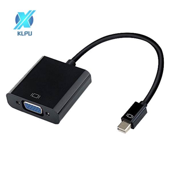 COD# Thunderbolt Display Port dp Mini DP To VGA Adapter Converter Cable for Apple MacBook Air Pro iMac ThinkPad X1 #VN