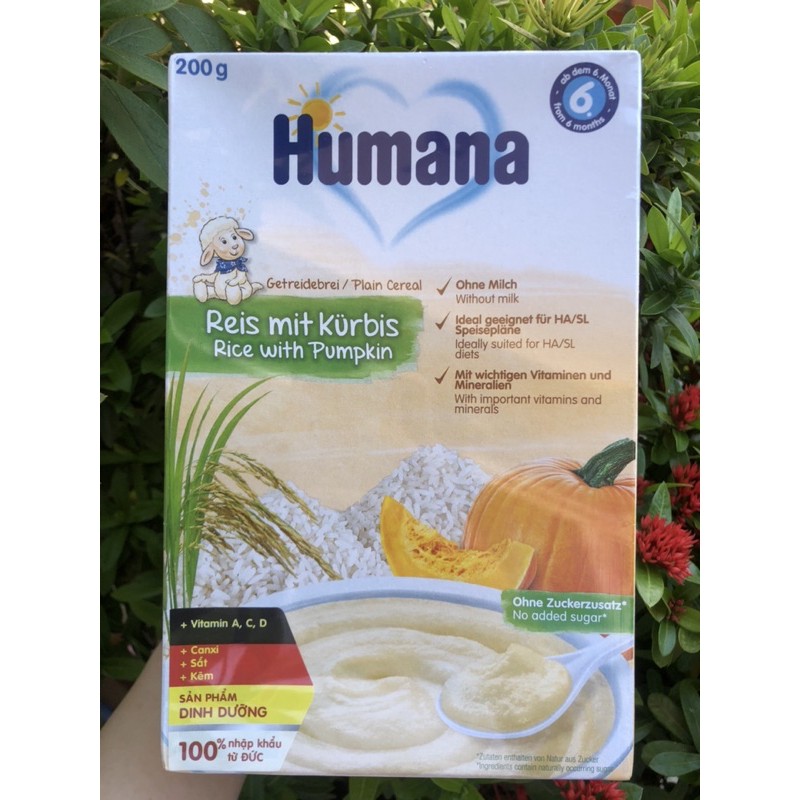 Bột ăn dặm Humana 200g