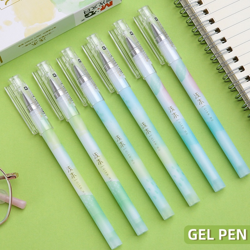 Bút Bi Mực Đen Ngòi 0.5mm Thiết Kế Đơn Giản Dễ Thương Cho Học Sinh