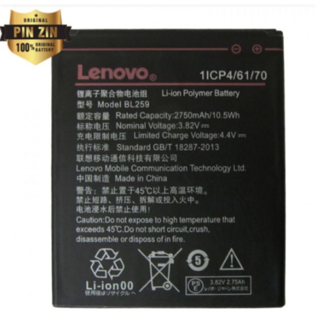 Pin xịn máy Lenovo A6020 BL259