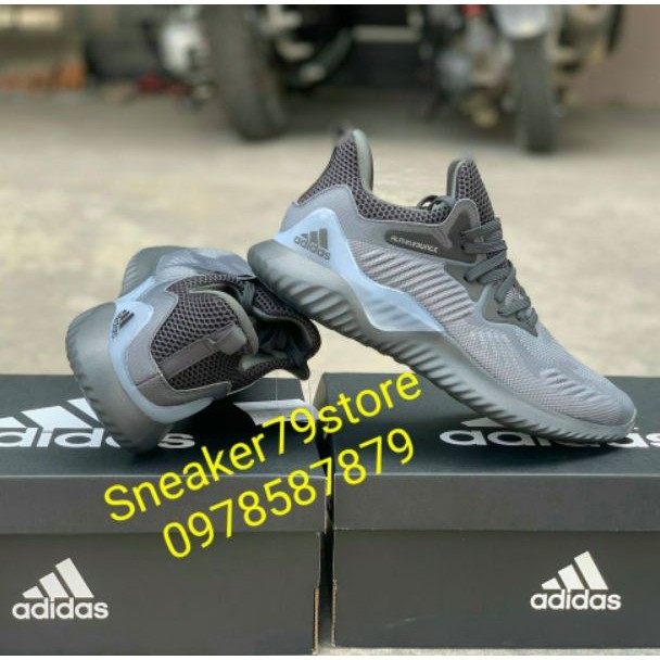 Giày Adidas Alphabounce Xám Nam Hàng Chính Hãng [FullBox - Auth] Hình Ảnh Sản Phẩm Độc Quyền Tại Sneaker79store