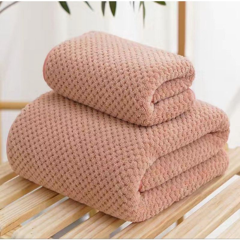 Khăn tắm sợi lông cừu  siêu mềm mại, siêu thấm nước cỡ lớn