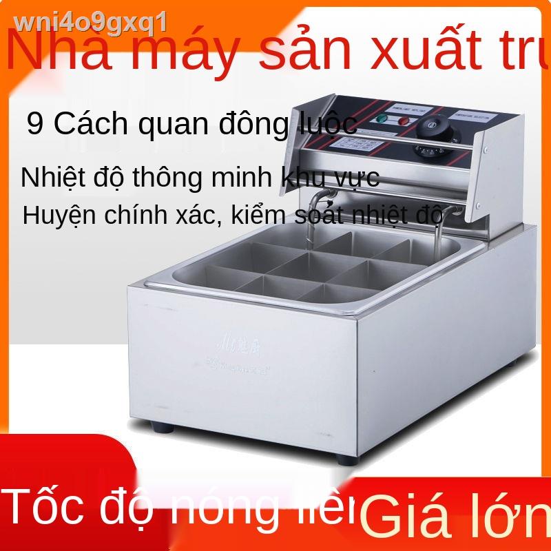 ✾ ☼ Máy oden điện, xiên que thương mại, nồi nấu phở, lẩu chua cay chiên giòn đa năng