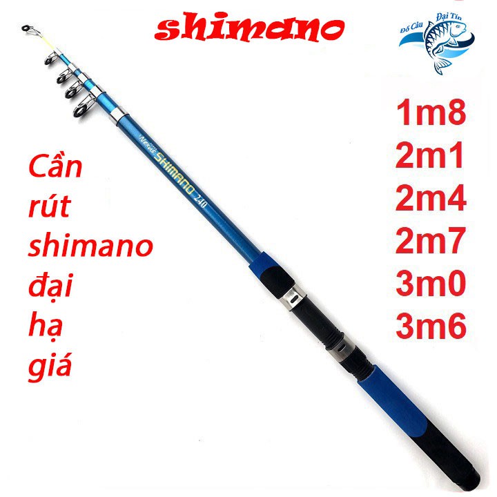 Cần rút SHIMANO 1m8,2m1,2m4,2m7,3m0,3m6