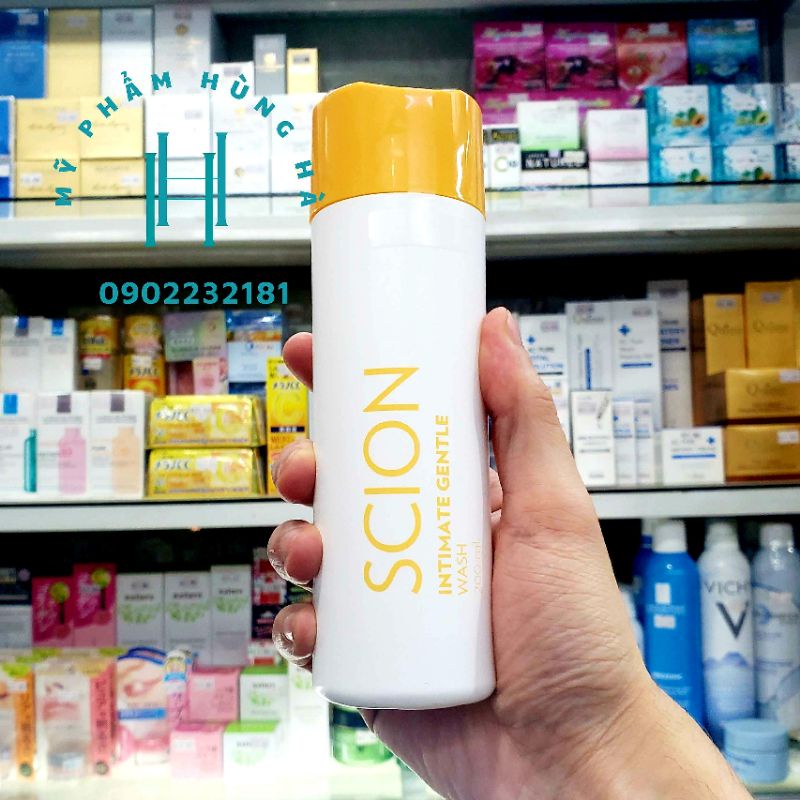 Dung dịch vệ sinh phụ nữ, dung dịch vệ sinh vùng kín Scion 200ml - Mẫu mới