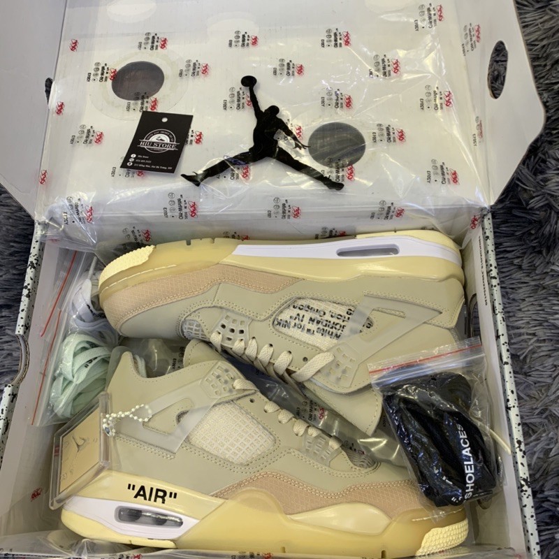 Giày thể thao bóng rổ off whilte 4 (ảnh thật +full size)