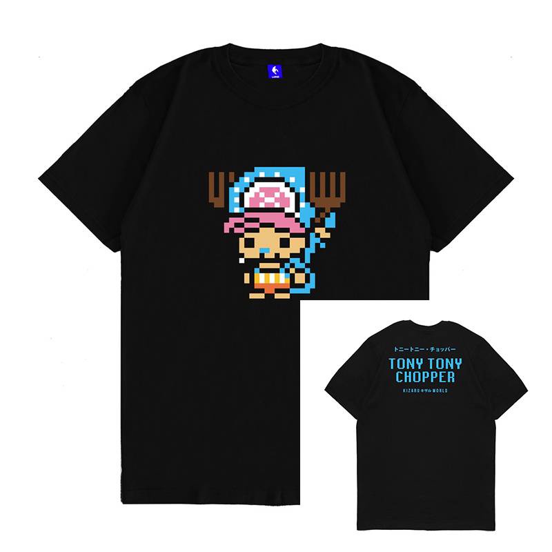 Áo Thun Dáng Rộng Họa Tiết Hoạt Hình One Piece CHOPPER PIXEL Độc Đáo