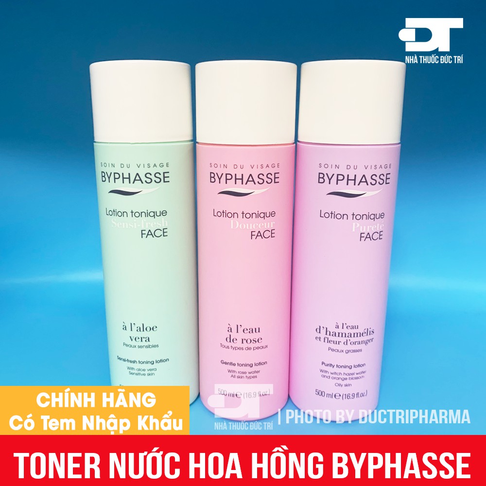 Nước Hoa Hồng BYPHASSE Soft Toner Lotion 500ml - [CHÍNH HÃNG]