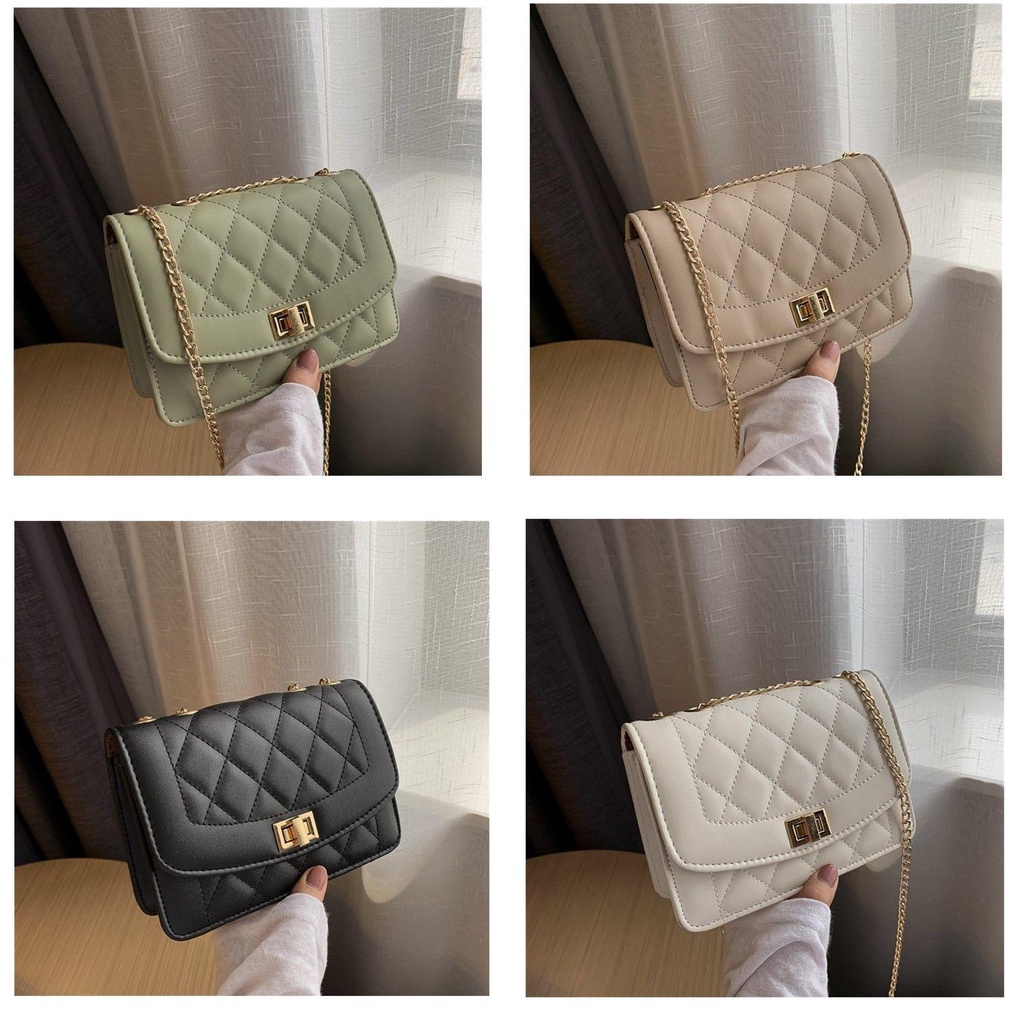 Túi Xách Đeo Vai Hình Thoi Dây Xích Mới