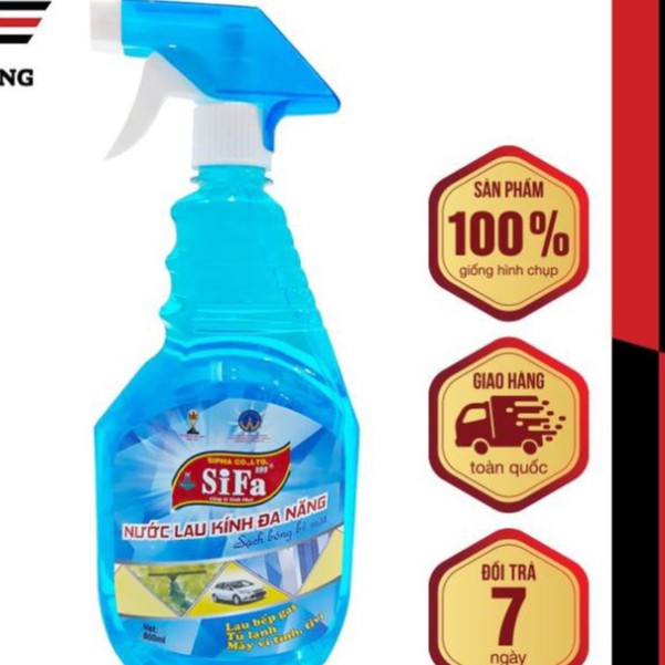 Nước lau kính đa năng Sifa 800ml cao cấp - CAM KẾT CHÍNH HÃNG 100%