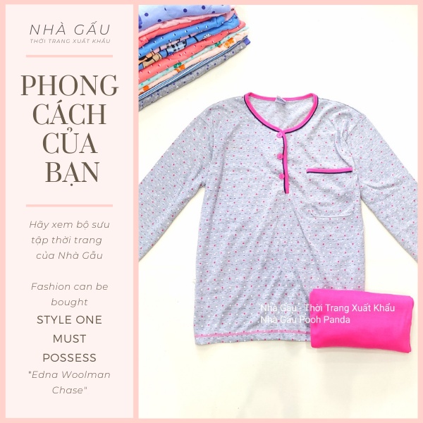 Bộ pijama nữ Bigsize cho nữ - hàng B