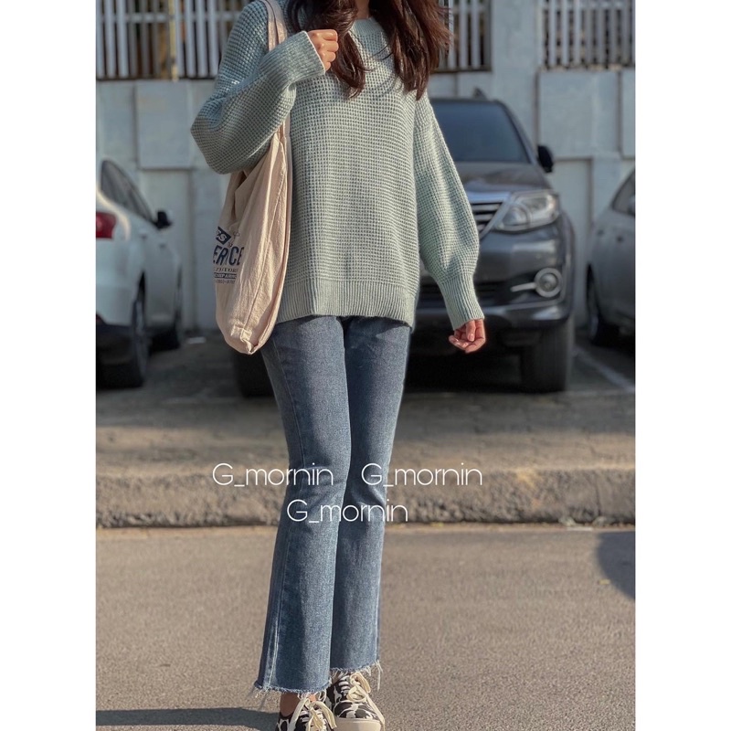 Quần jeans xanh loe QJ0110