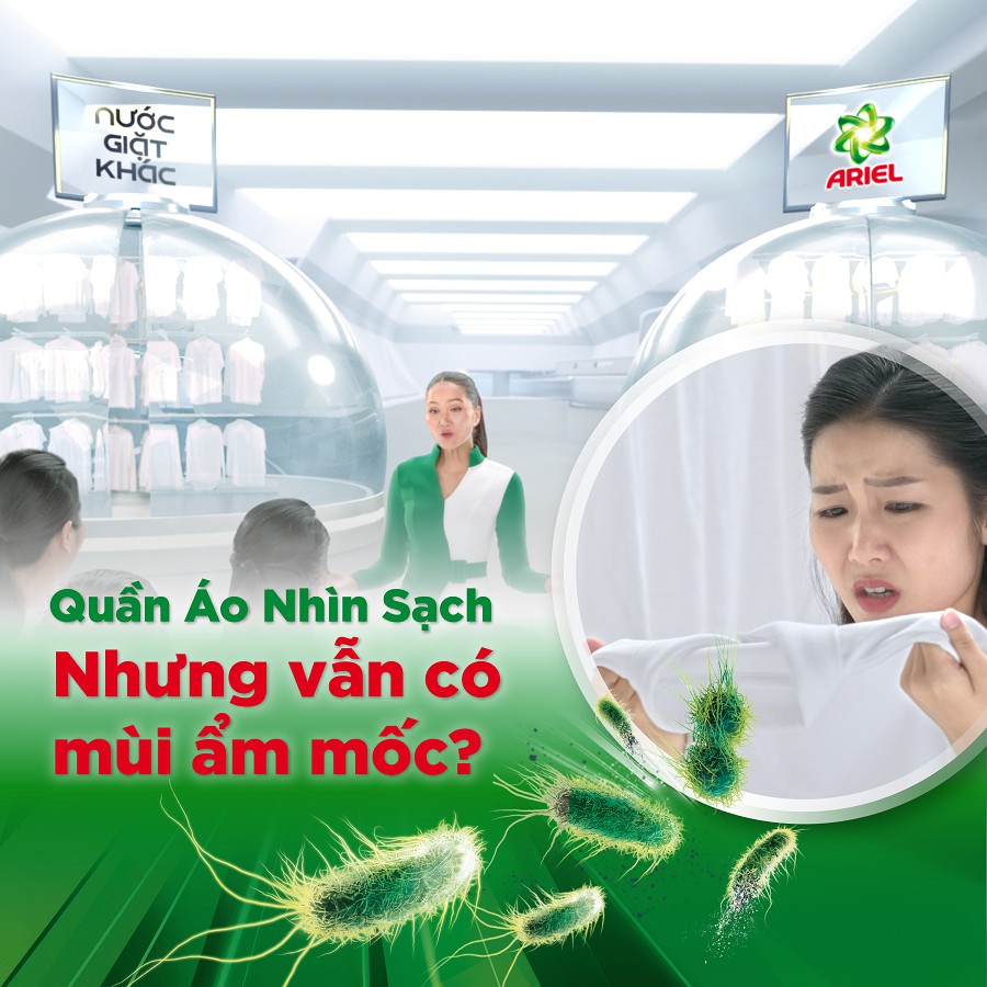 Ariel Matic nước giặt Túi 2.1KG/2KG/1.8KG