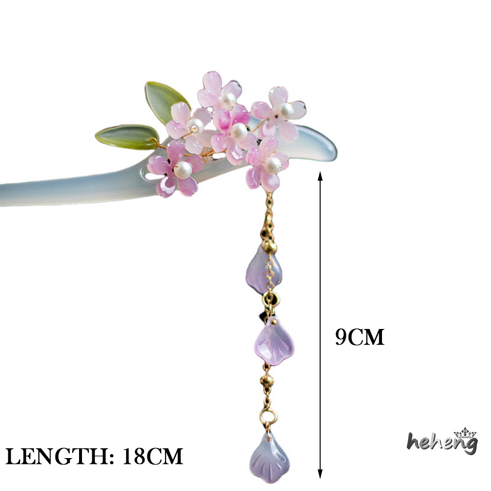 Trâm Cài Tóc Đính Tua Rua Phong Cách Trung Hoa Thanh Lịch Cho Nữ