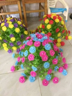 Nguyên liệu hoa giấy lụa cánh tròn