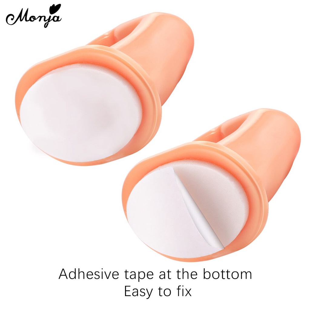 MONJA [Hàng mới về] Bộ 1/2/5 ngón tay giả dùng để luyện tập vẽ móng acrylic tiện lợi