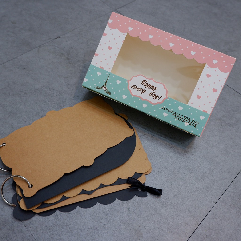 ALBUM - PHOTOBOOK CẮT HOA VĂN + KHOEN CÒNG + HỘP QUÀ