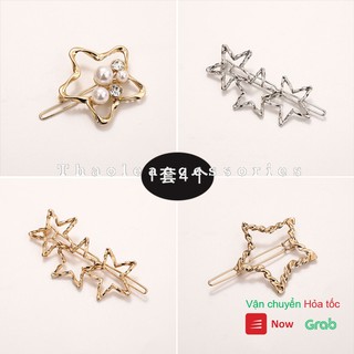 Kẹp Tóc Kim Loại Nhiều Kiểu Dáng Thời Trang Hàn Quốc Xinh Xắn Cho Nữ